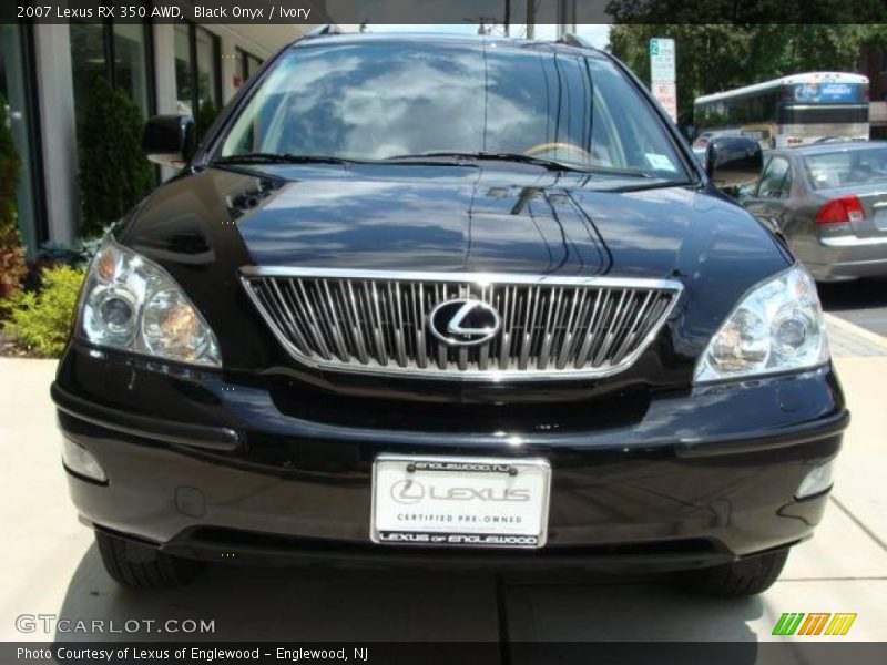 Black Onyx / Ivory 2007 Lexus RX 350 AWD