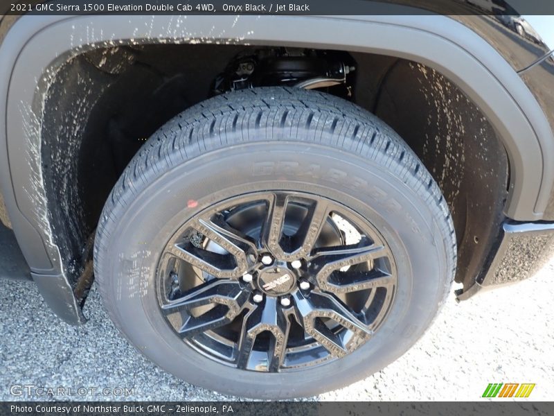 Onyx Black / Jet Black 2021 GMC Sierra 1500 Elevation Double Cab 4WD