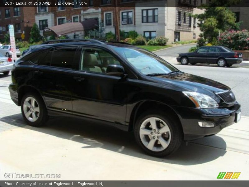 Black Onyx / Ivory 2007 Lexus RX 350 AWD