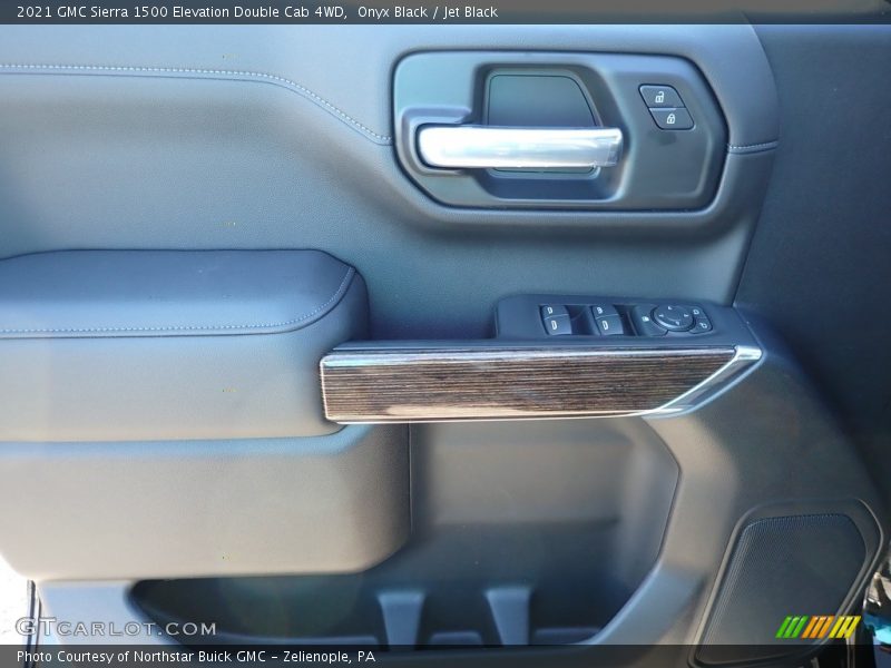 Onyx Black / Jet Black 2021 GMC Sierra 1500 Elevation Double Cab 4WD