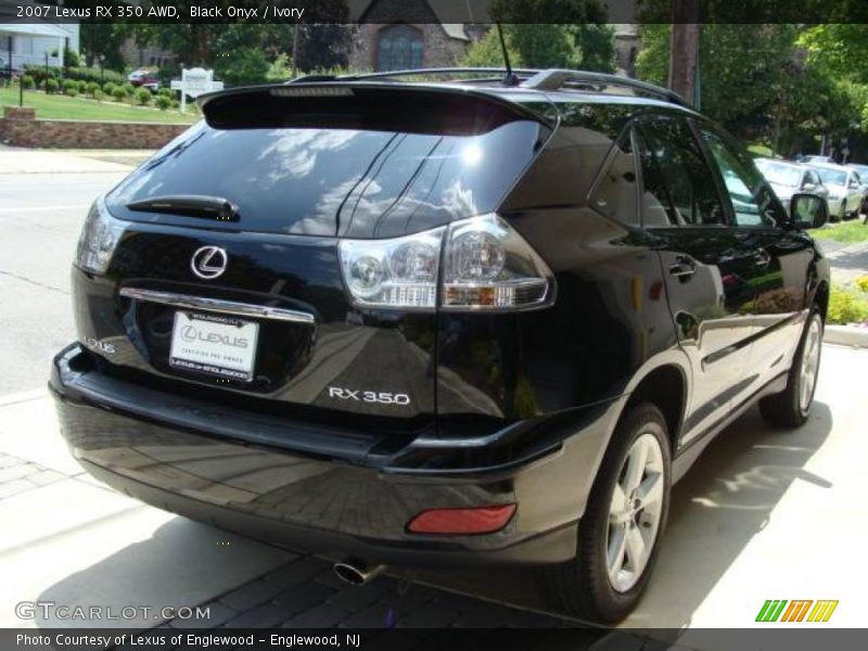 Black Onyx / Ivory 2007 Lexus RX 350 AWD