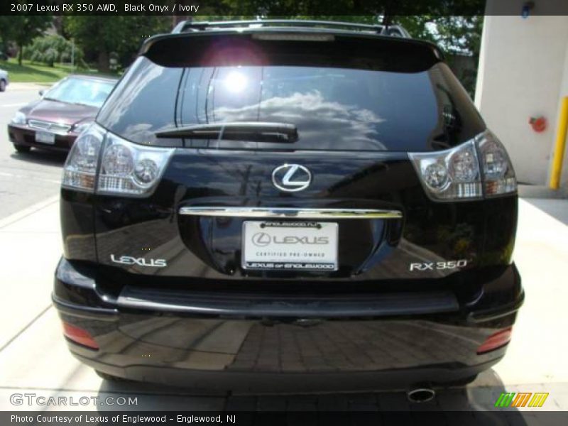 Black Onyx / Ivory 2007 Lexus RX 350 AWD
