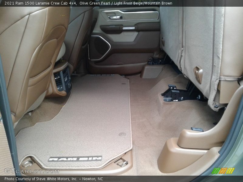 Rear Seat of 2021 1500 Laramie Crew Cab 4x4