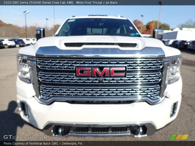 White Frost Tricoat / Jet Black 2020 GMC Sierra 2500HD Denali Crew Cab 4WD