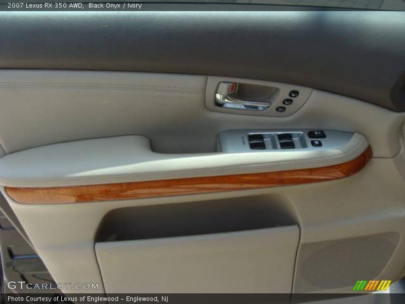 Black Onyx / Ivory 2007 Lexus RX 350 AWD