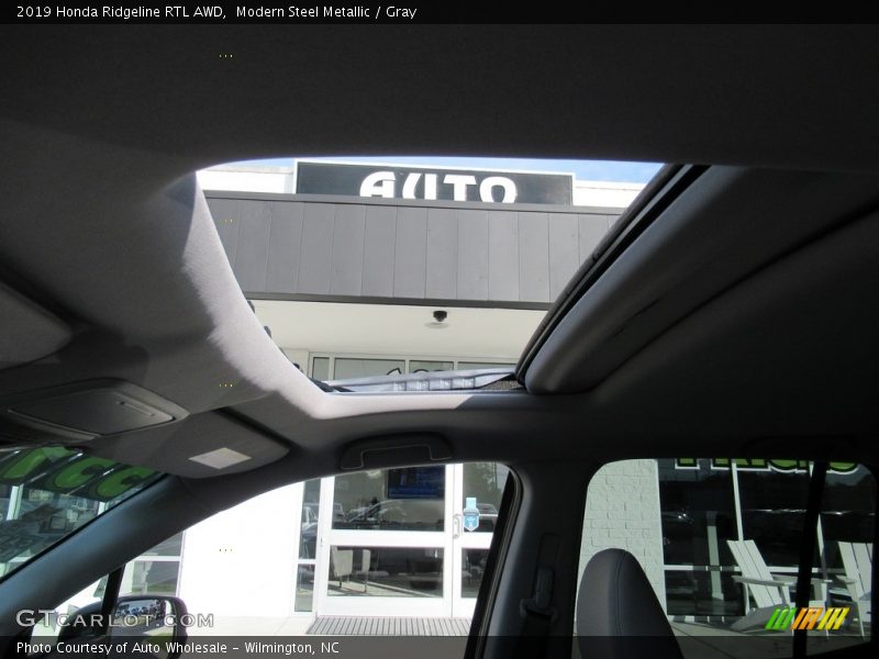 Modern Steel Metallic / Gray 2019 Honda Ridgeline RTL AWD