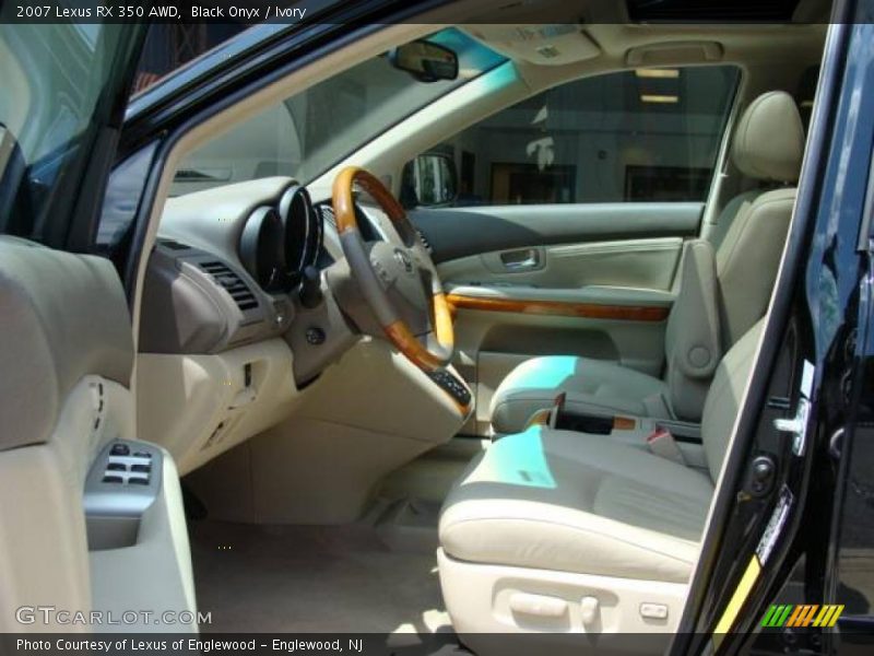 Black Onyx / Ivory 2007 Lexus RX 350 AWD