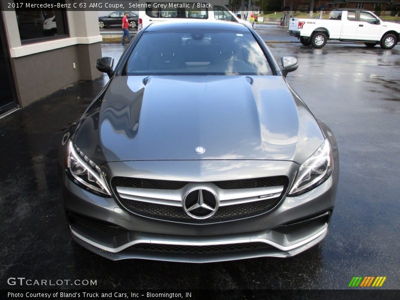 Selenite Grey Metallic / Black 2017 Mercedes-Benz C 63 AMG Coupe