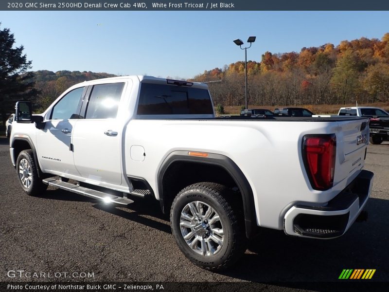 White Frost Tricoat / Jet Black 2020 GMC Sierra 2500HD Denali Crew Cab 4WD