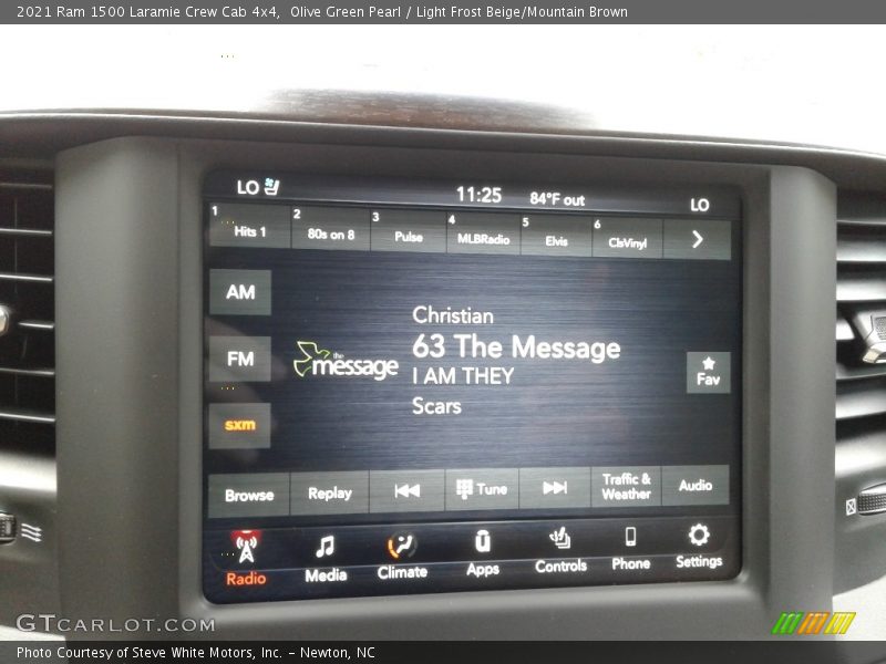 Audio System of 2021 1500 Laramie Crew Cab 4x4