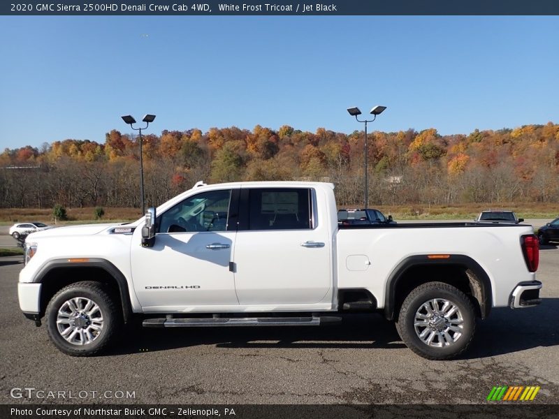 White Frost Tricoat / Jet Black 2020 GMC Sierra 2500HD Denali Crew Cab 4WD
