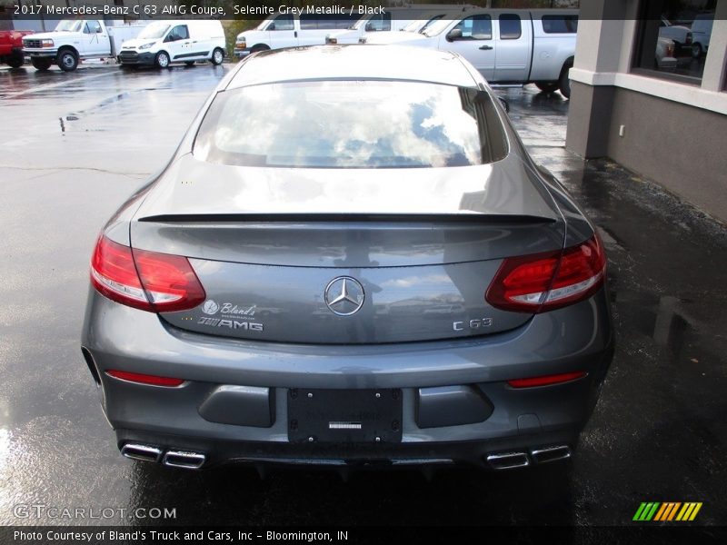 Selenite Grey Metallic / Black 2017 Mercedes-Benz C 63 AMG Coupe