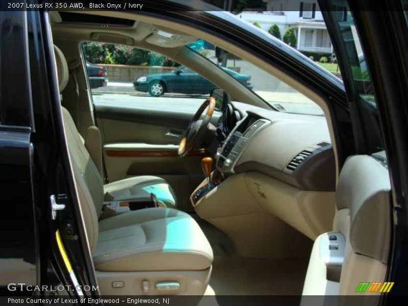 Black Onyx / Ivory 2007 Lexus RX 350 AWD