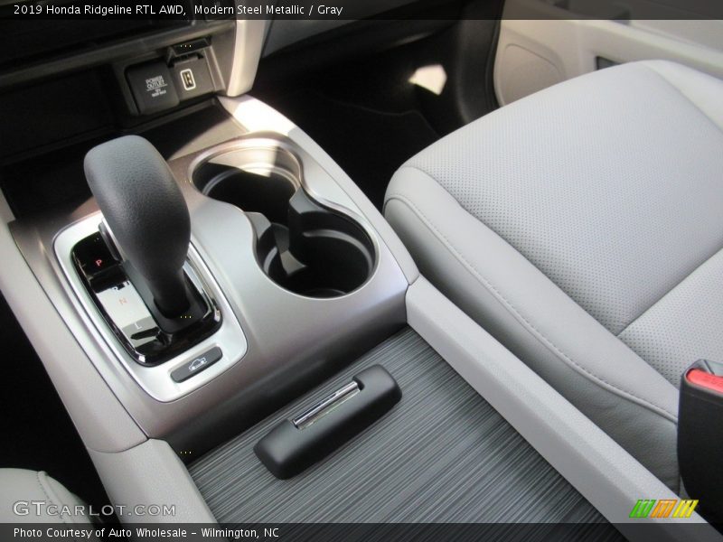 Modern Steel Metallic / Gray 2019 Honda Ridgeline RTL AWD