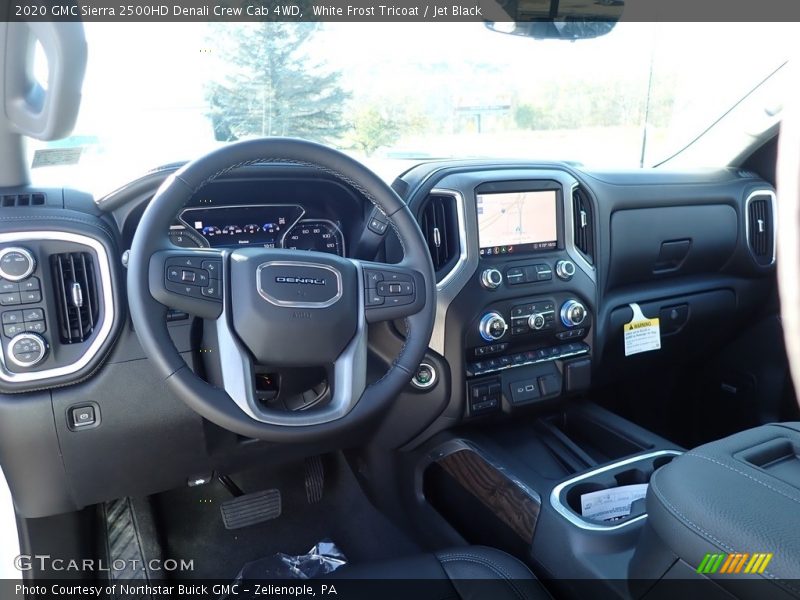 White Frost Tricoat / Jet Black 2020 GMC Sierra 2500HD Denali Crew Cab 4WD