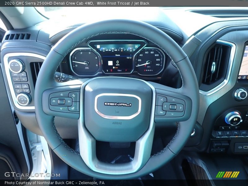 White Frost Tricoat / Jet Black 2020 GMC Sierra 2500HD Denali Crew Cab 4WD