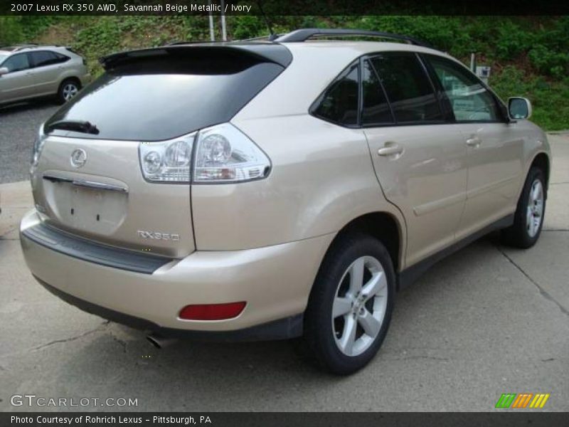 Savannah Beige Metallic / Ivory 2007 Lexus RX 350 AWD