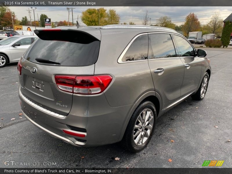 Titanium Silver / Stone Beige 2016 Kia Sorento SX V6