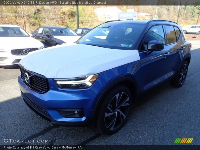 Bursting Blue Metallic / Charcoal 2021 Volvo XC40 T5 R-Design AWD