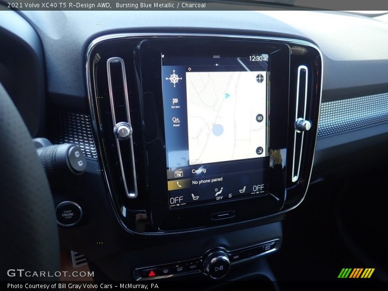 Bursting Blue Metallic / Charcoal 2021 Volvo XC40 T5 R-Design AWD