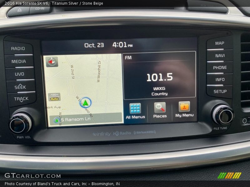 Titanium Silver / Stone Beige 2016 Kia Sorento SX V6