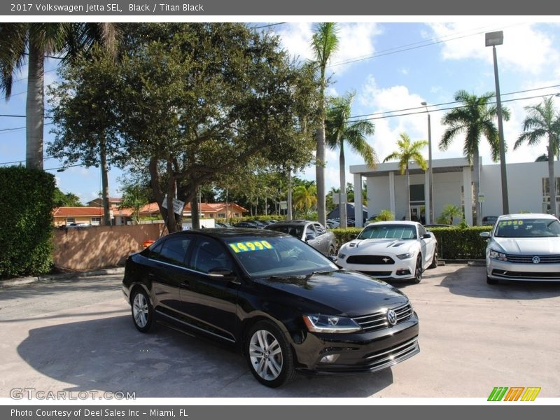 Black / Titan Black 2017 Volkswagen Jetta SEL