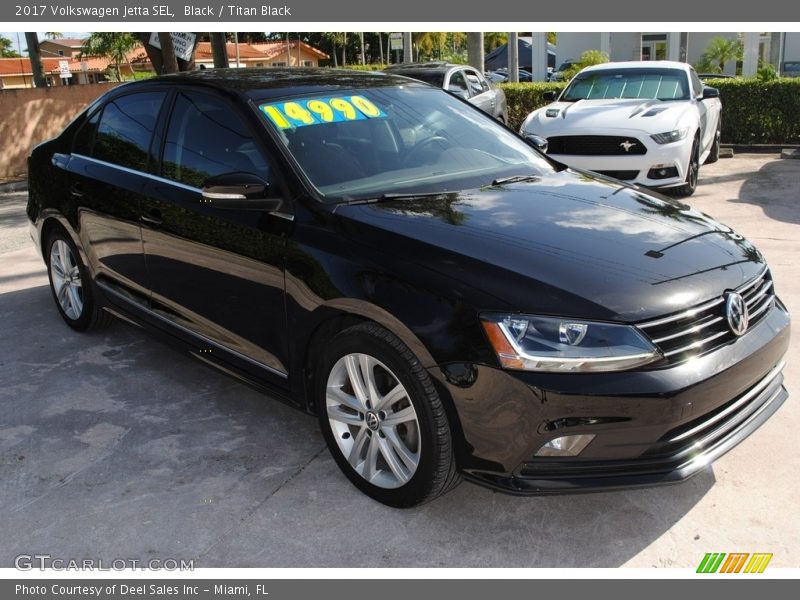 Black / Titan Black 2017 Volkswagen Jetta SEL