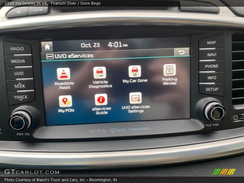 Titanium Silver / Stone Beige 2016 Kia Sorento SX V6