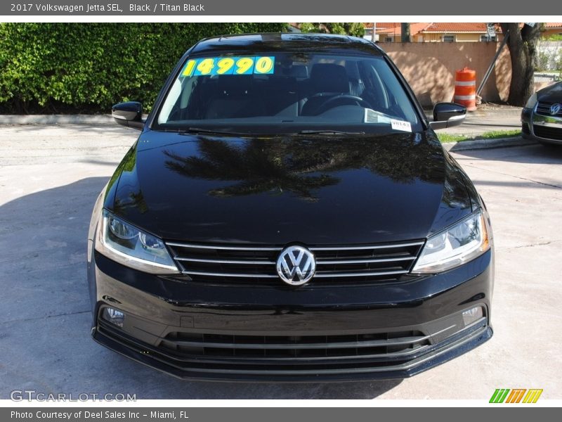 Black / Titan Black 2017 Volkswagen Jetta SEL
