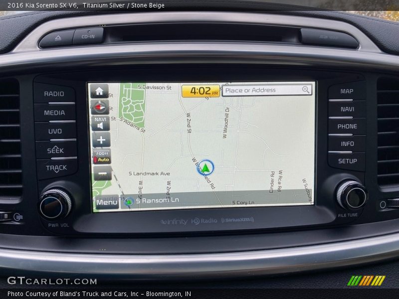 Titanium Silver / Stone Beige 2016 Kia Sorento SX V6