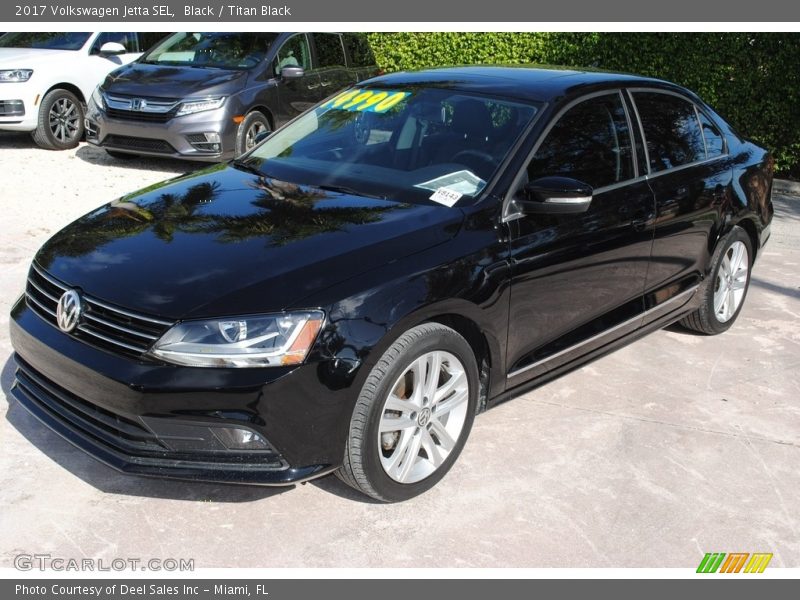 Black / Titan Black 2017 Volkswagen Jetta SEL