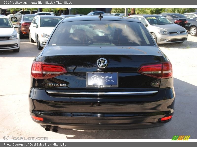 Black / Titan Black 2017 Volkswagen Jetta SEL