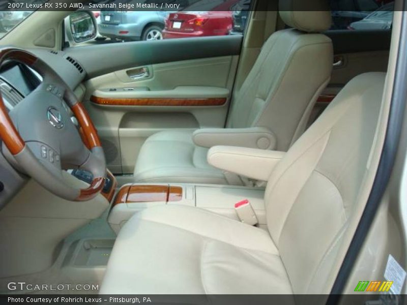 Savannah Beige Metallic / Ivory 2007 Lexus RX 350 AWD