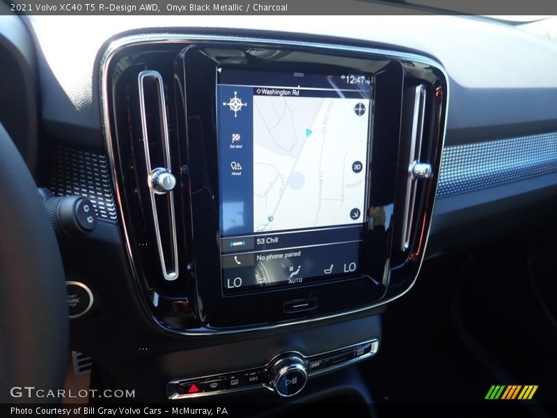 Controls of 2021 XC40 T5 R-Design AWD
