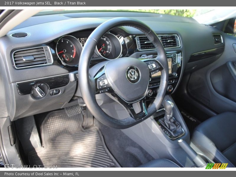 Black / Titan Black 2017 Volkswagen Jetta SEL