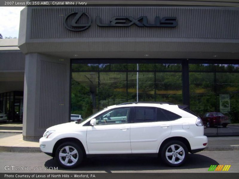 Crystal White / Ivory 2007 Lexus RX 350 AWD