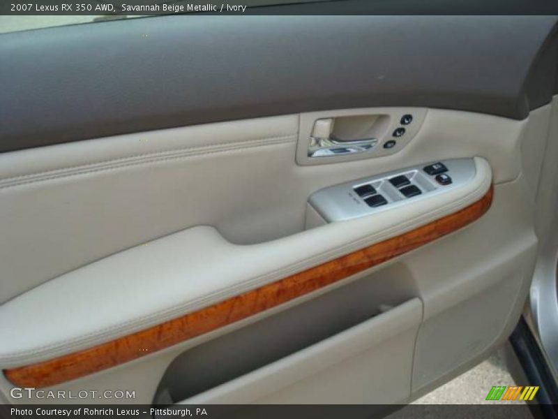 Savannah Beige Metallic / Ivory 2007 Lexus RX 350 AWD