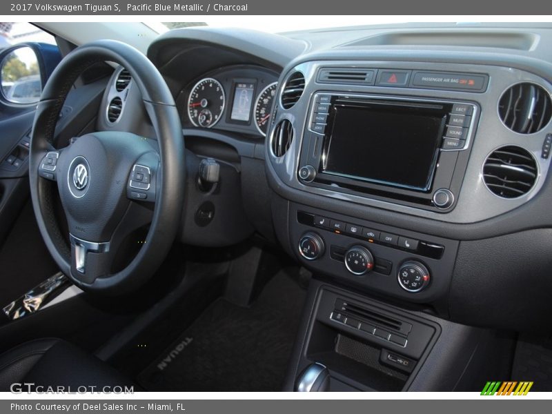 Pacific Blue Metallic / Charcoal 2017 Volkswagen Tiguan S