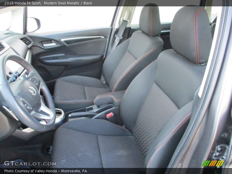 Modern Steel Metallic / Black 2018 Honda Fit Sport