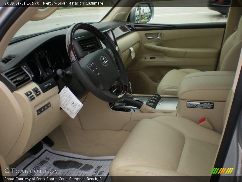 Mercury Silver Metallic / Cashmere 2009 Lexus LX 570