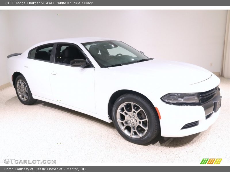 White Knuckle / Black 2017 Dodge Charger SE AWD