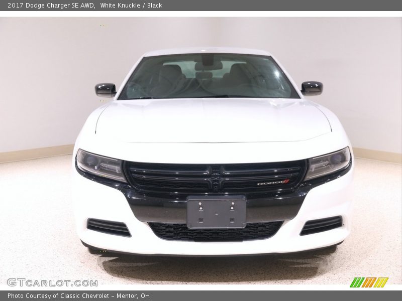 White Knuckle / Black 2017 Dodge Charger SE AWD