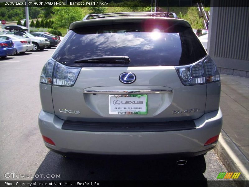 Bamboo Pearl / Ivory 2008 Lexus RX 400h AWD Hybrid