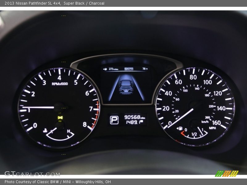 Super Black / Charcoal 2013 Nissan Pathfinder SL 4x4