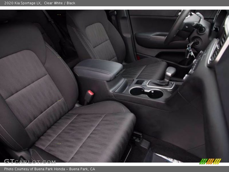 Clear White / Black 2020 Kia Sportage LX