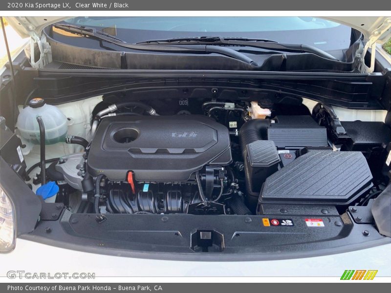 Clear White / Black 2020 Kia Sportage LX