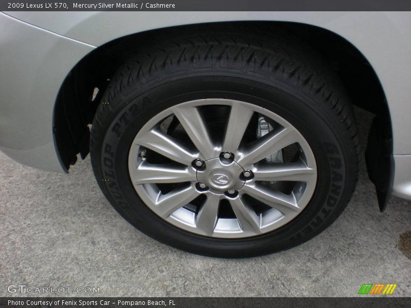 Mercury Silver Metallic / Cashmere 2009 Lexus LX 570