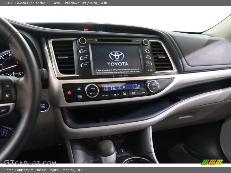 Predawn Gray Mica / Ash 2018 Toyota Highlander XLE AWD