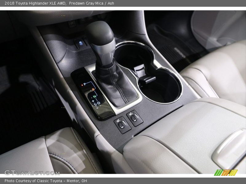 Predawn Gray Mica / Ash 2018 Toyota Highlander XLE AWD
