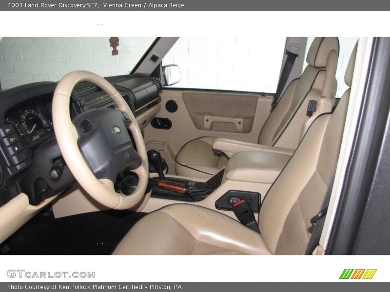 Vienna Green / Alpaca Beige 2003 Land Rover Discovery SE7